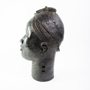 Stunning Bronze African Female Head