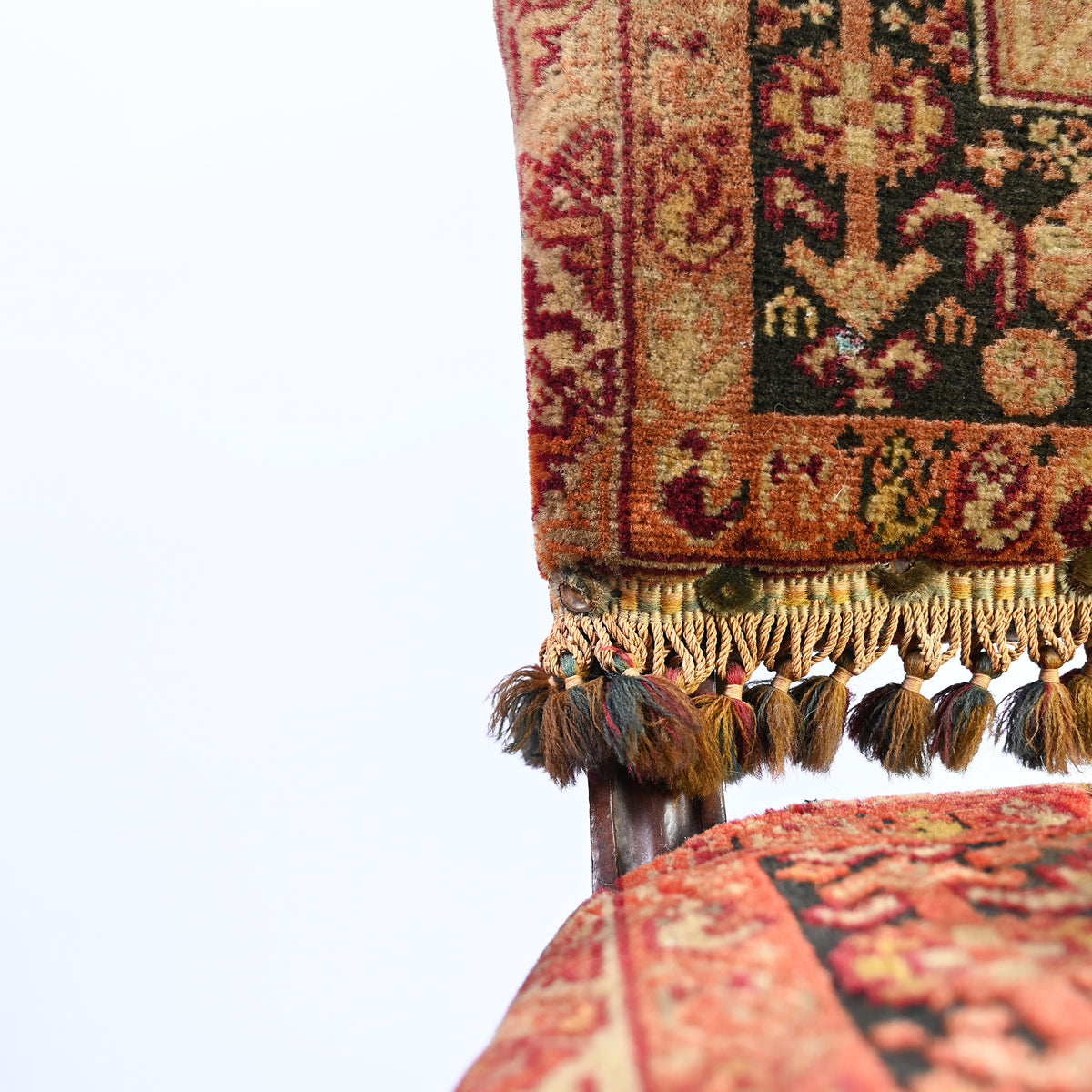 Charming Pair of Kilim dining chairs
