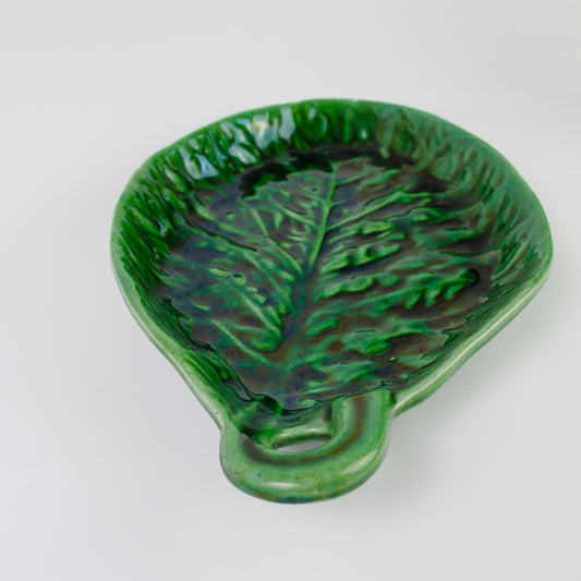 Portuguese Cabbage Leaf Serving Dish