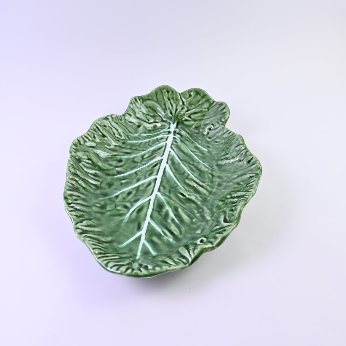 Long Cabbage Leaf Serving Dish