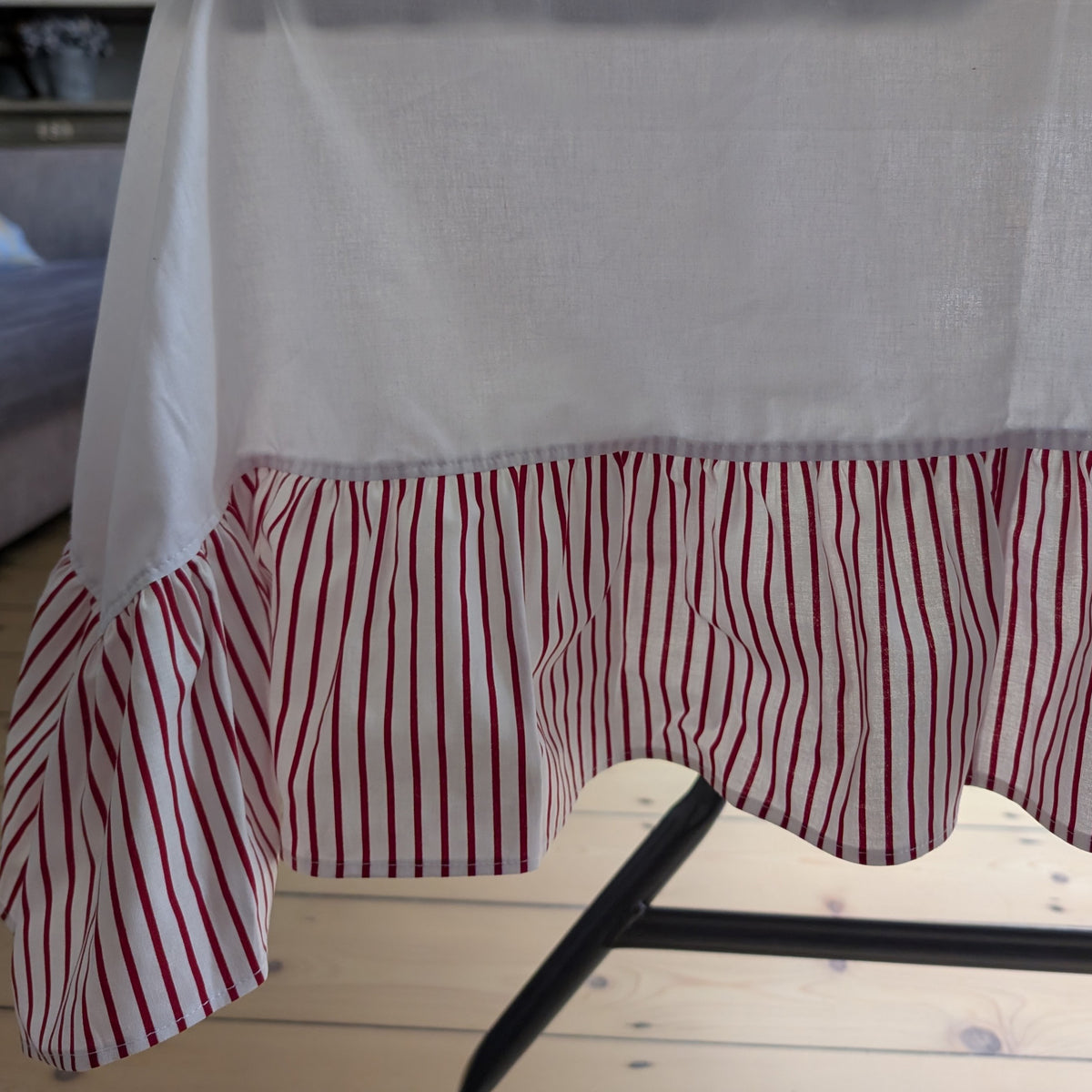 Luxurious Handmade Ruffled Tablecloth