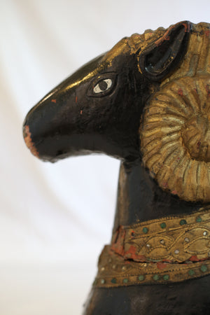 Extremely Rare Egyptian Two Headed Rams Sculptures
