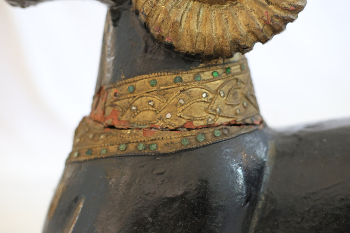 Extremely Rare Egyptian Two Headed Rams Sculptures