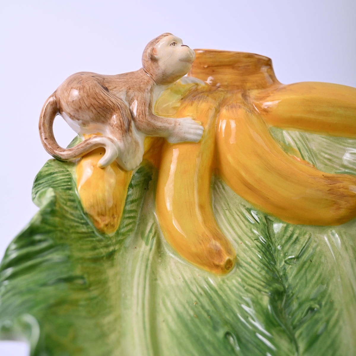 Monkey and Banana Leaf Plate