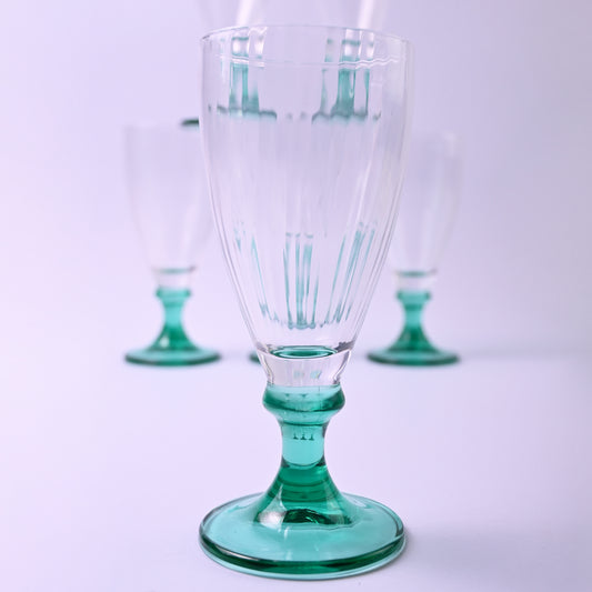 Set of Turquoise Glasses