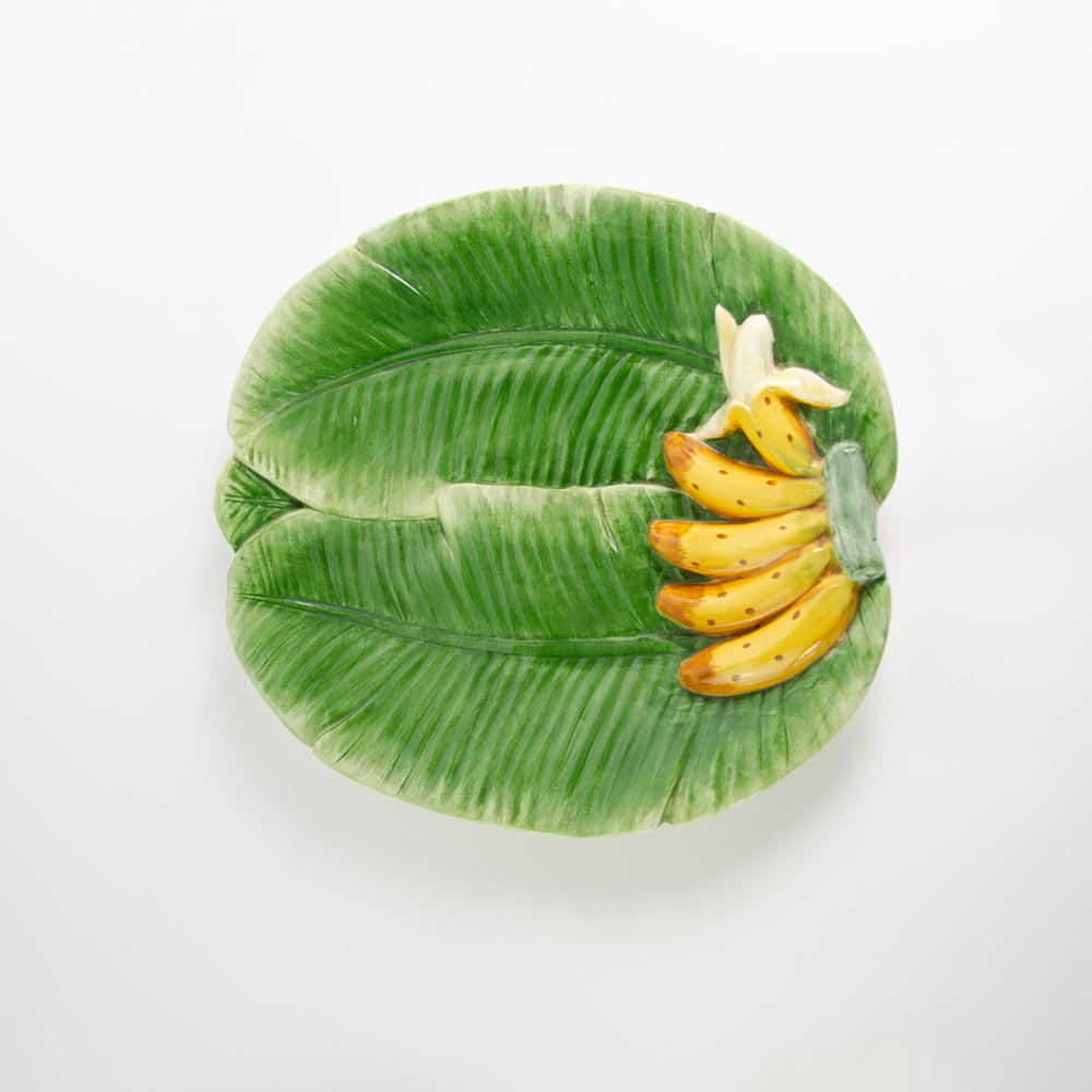 Portuguese Banana Leaf Serving Plate