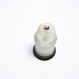 French Art Deco Glass Salt and Pepper Shakers