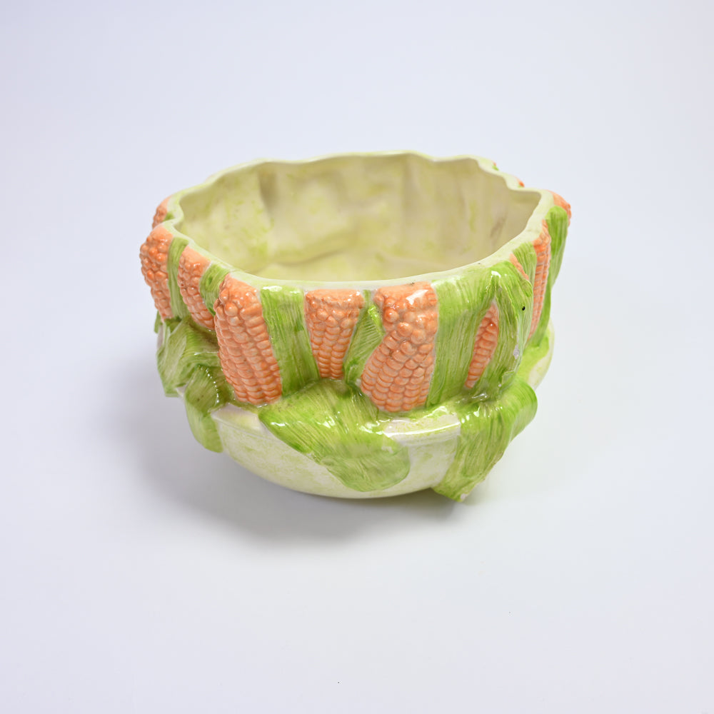 Vintage Corn Ceramic Serving Dish
