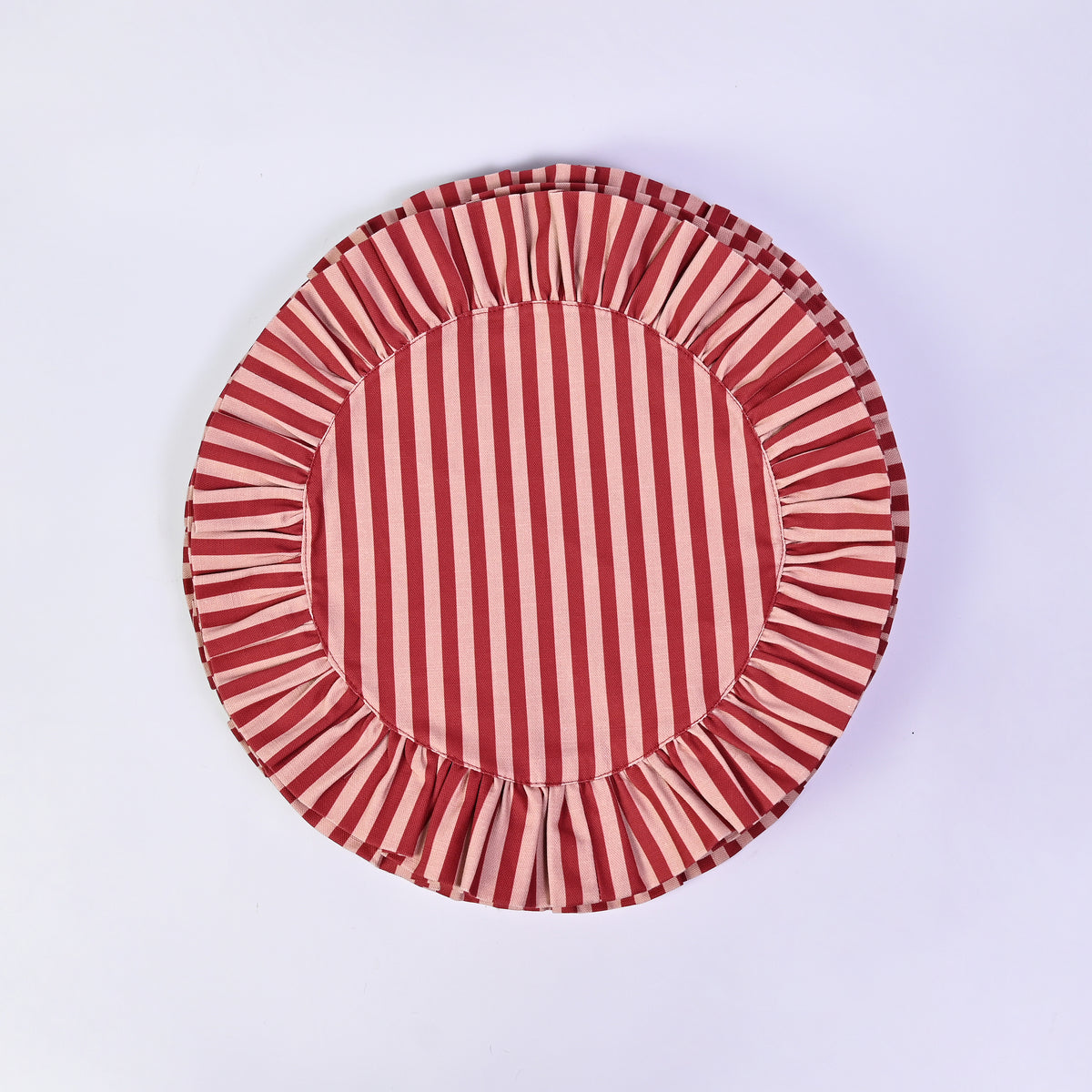 Luxury Natural Cotton Linen Striped Placemats
