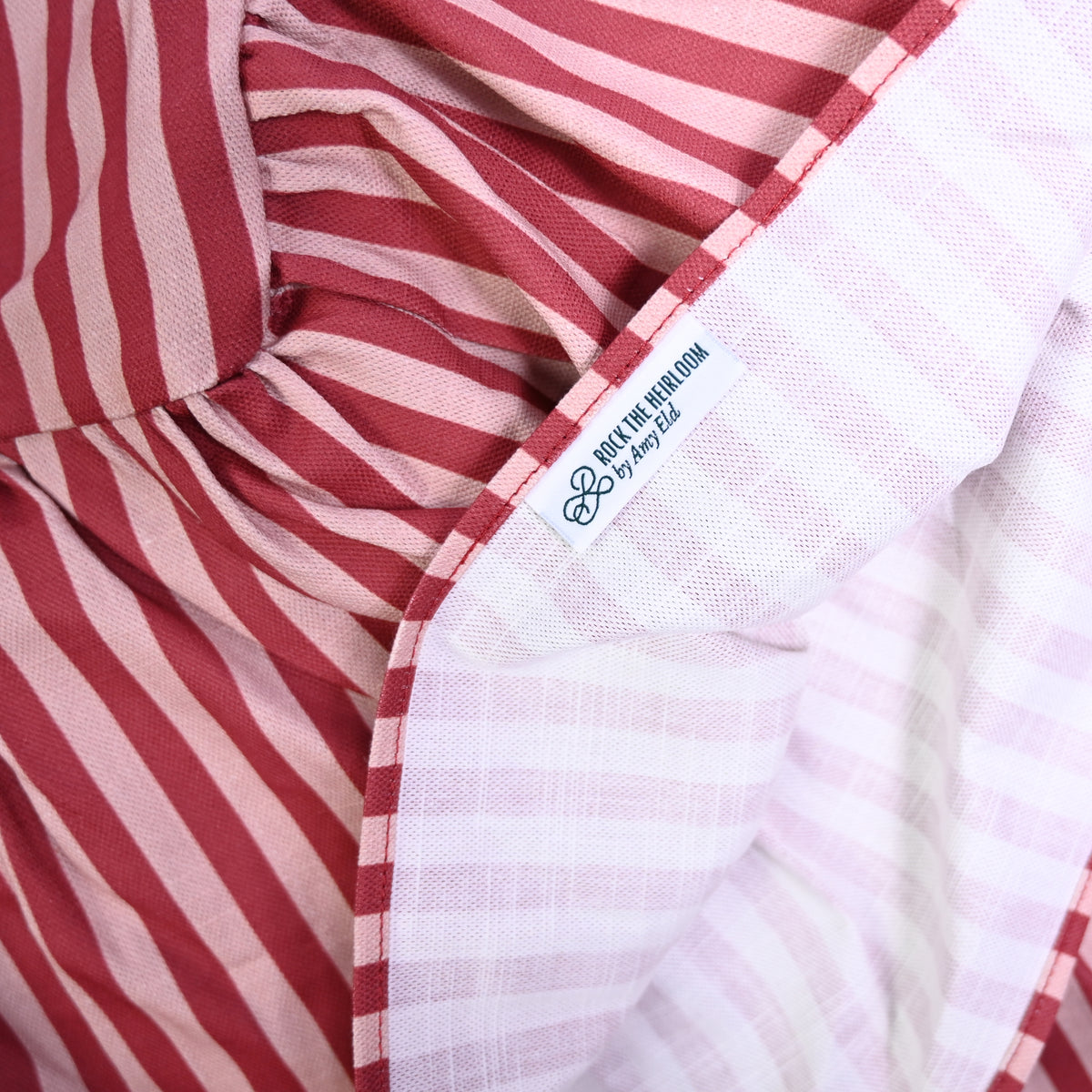 Luxury Natural Cotton Linen Striped Tablecloths