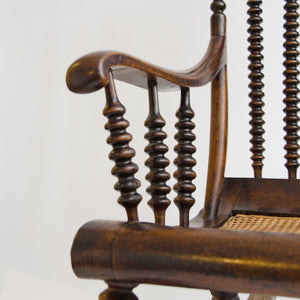 19th Century Bobbin Rocking Chair