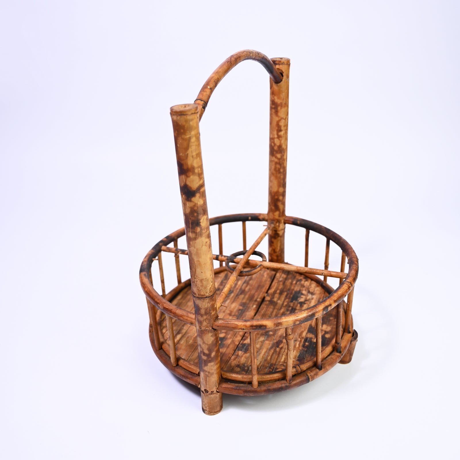 Vintage Bamboo Basket