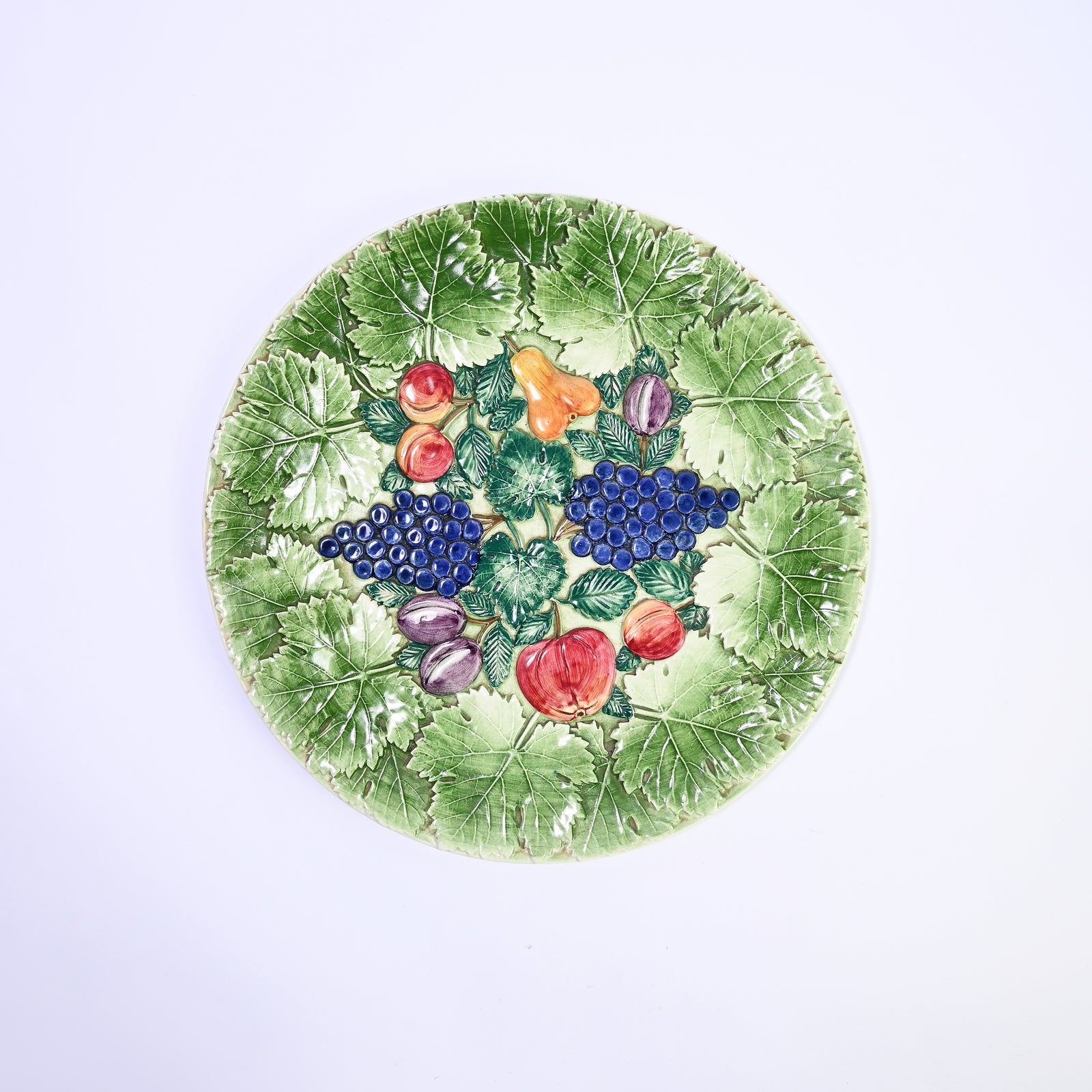 Large Hand Painted Italian Fruit Plate