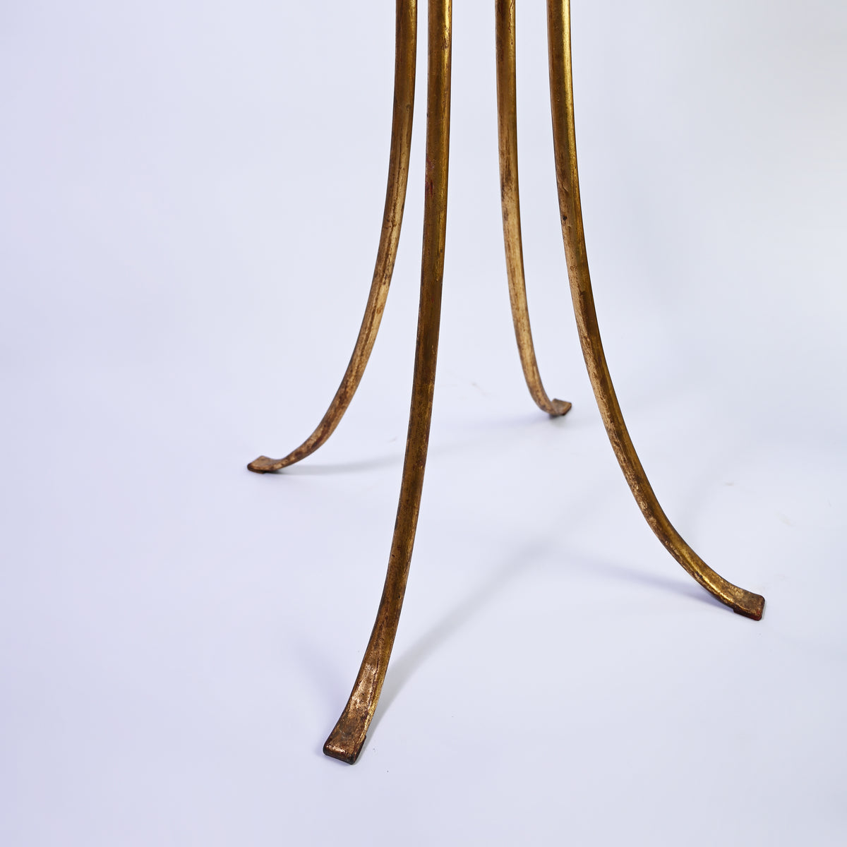 Elegant Gold Gilt and Marble Plant Stand