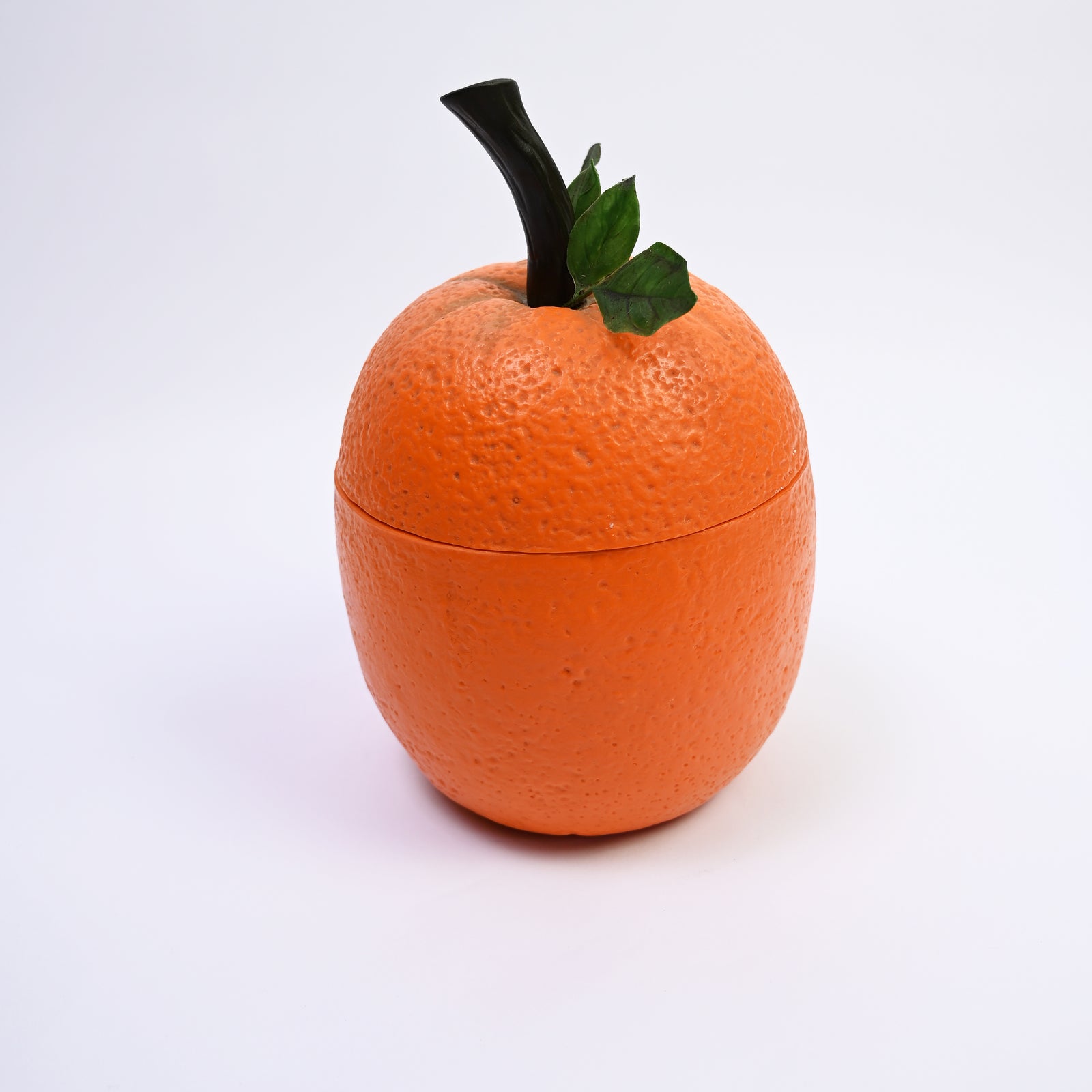 Large Orange Ice Bucket