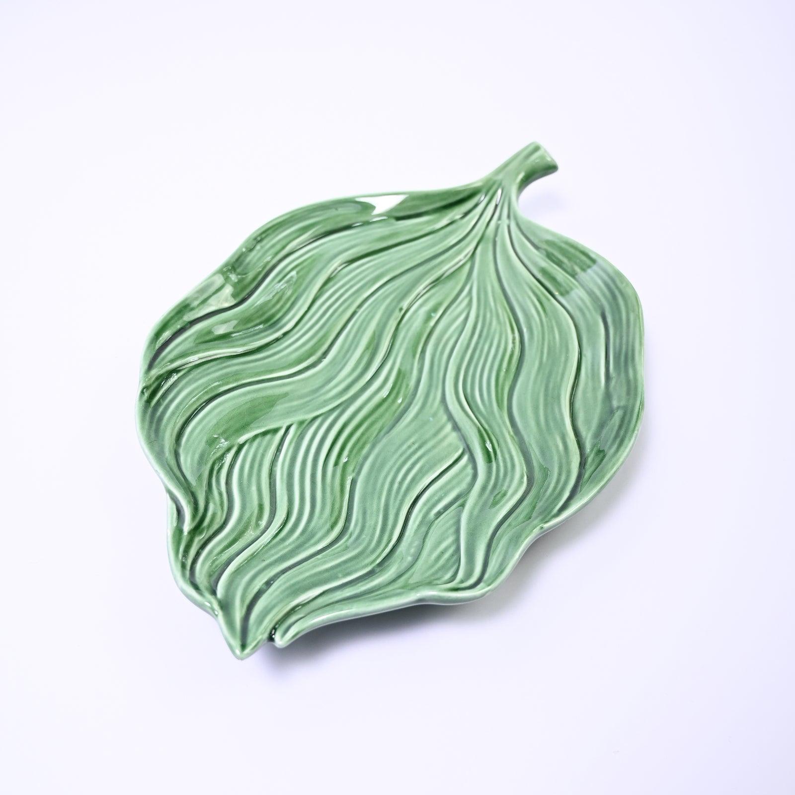 Wavy Leaf Serving Plate
