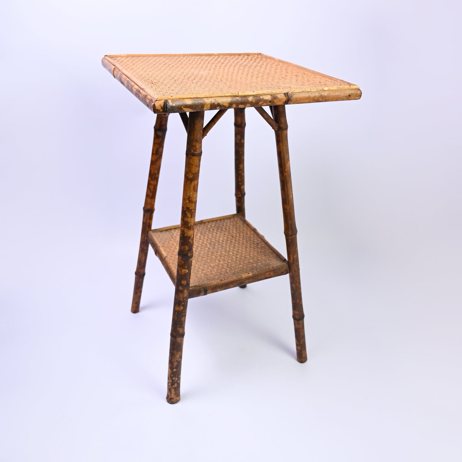 Tall Bamboo Side Table