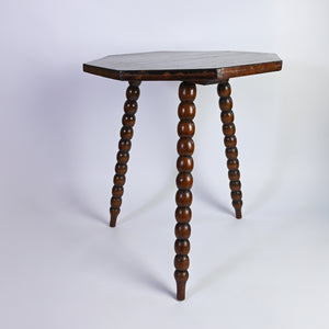 Mahogany Bobbin legged side Table