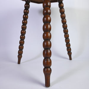 Mahogany Bobbin legged side Table
