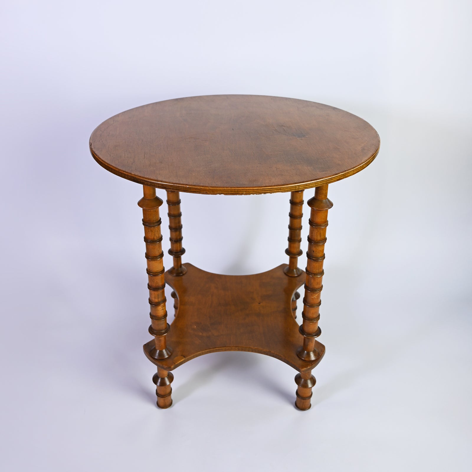 Charming Spool Legged Occasional Table