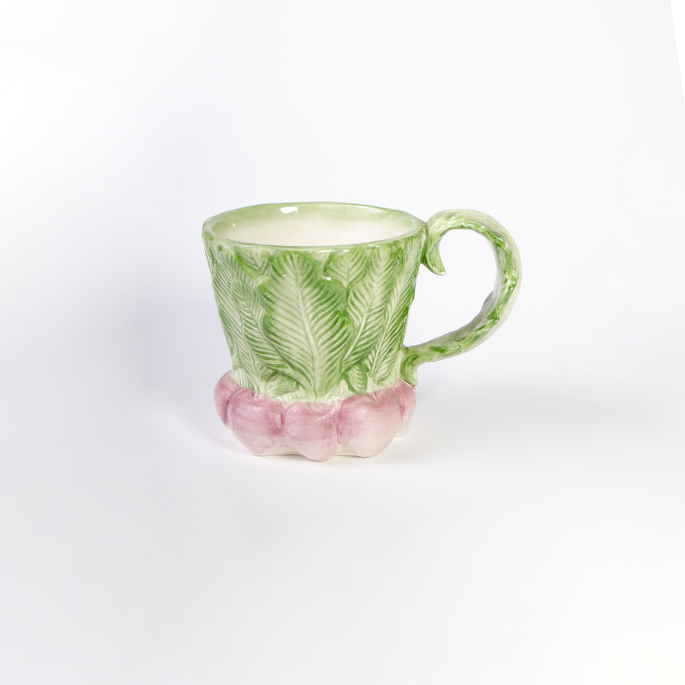Hand Painted Radish Mug