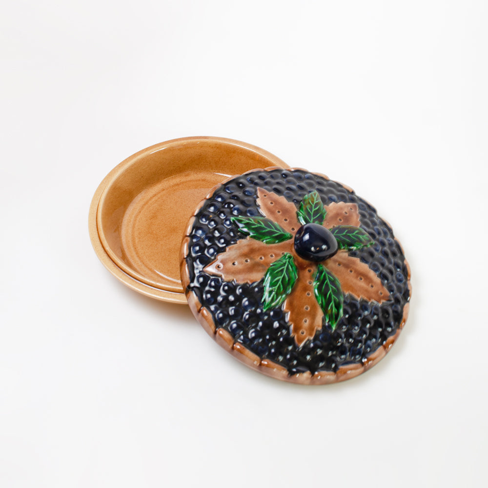 Vintage Fruit Pie Dish