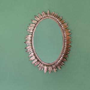 Oval Sunburst Mirror