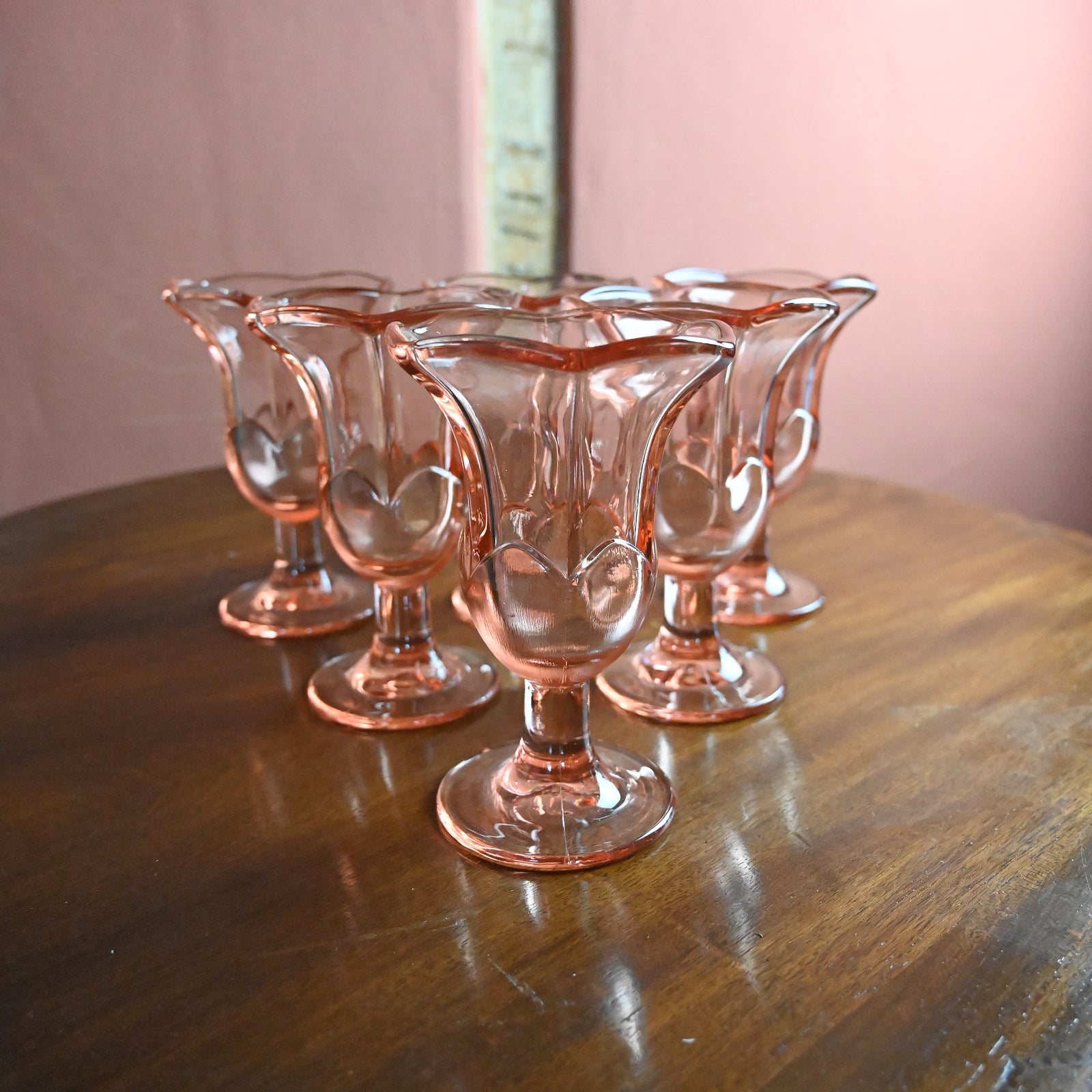 Gorgeous Pink Ice-Cream Dishes