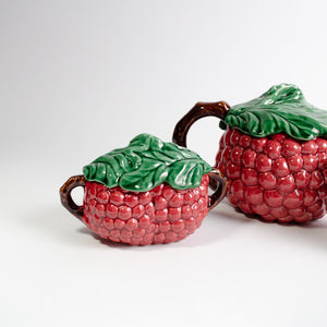 Vintage Raspberry Tea Set