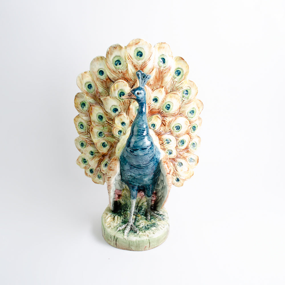 Exquisite Peacock Vase