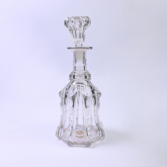 Elegant Cut Glass Decanter