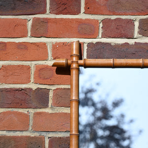 French Vintage Bamboo Mirror