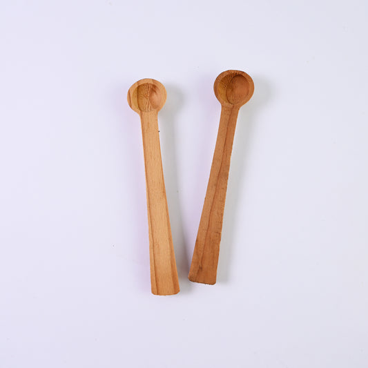 Carved wooden spoon
