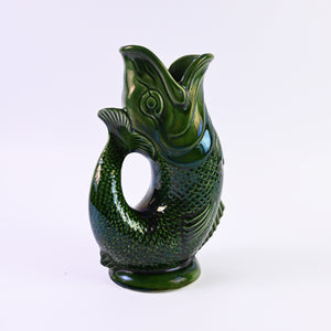 Jade Green Gluggle Jug