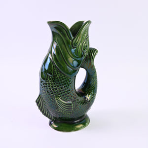 Jade Green Gluggle Jug