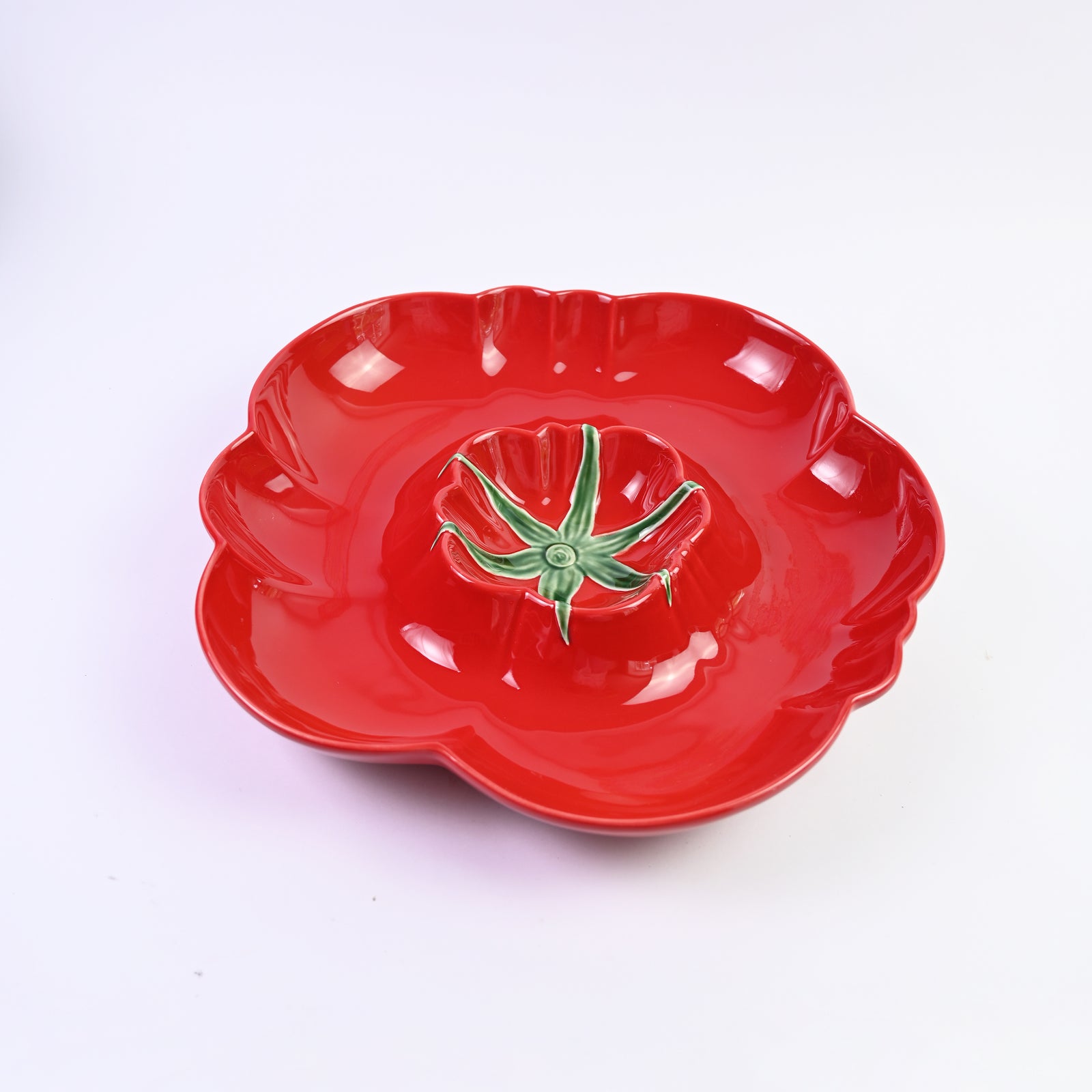 Large Tomato Dip Dish
