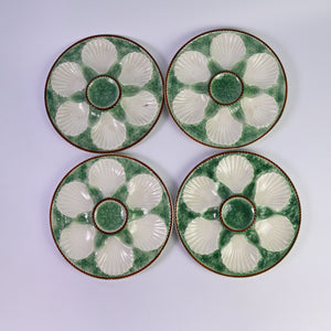 Beautiful Majolica Oyster Plate