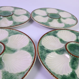 Beautiful Majolica Oyster Plate