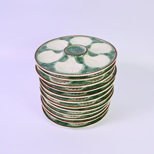 Beautiful Majolica Oyster Plate