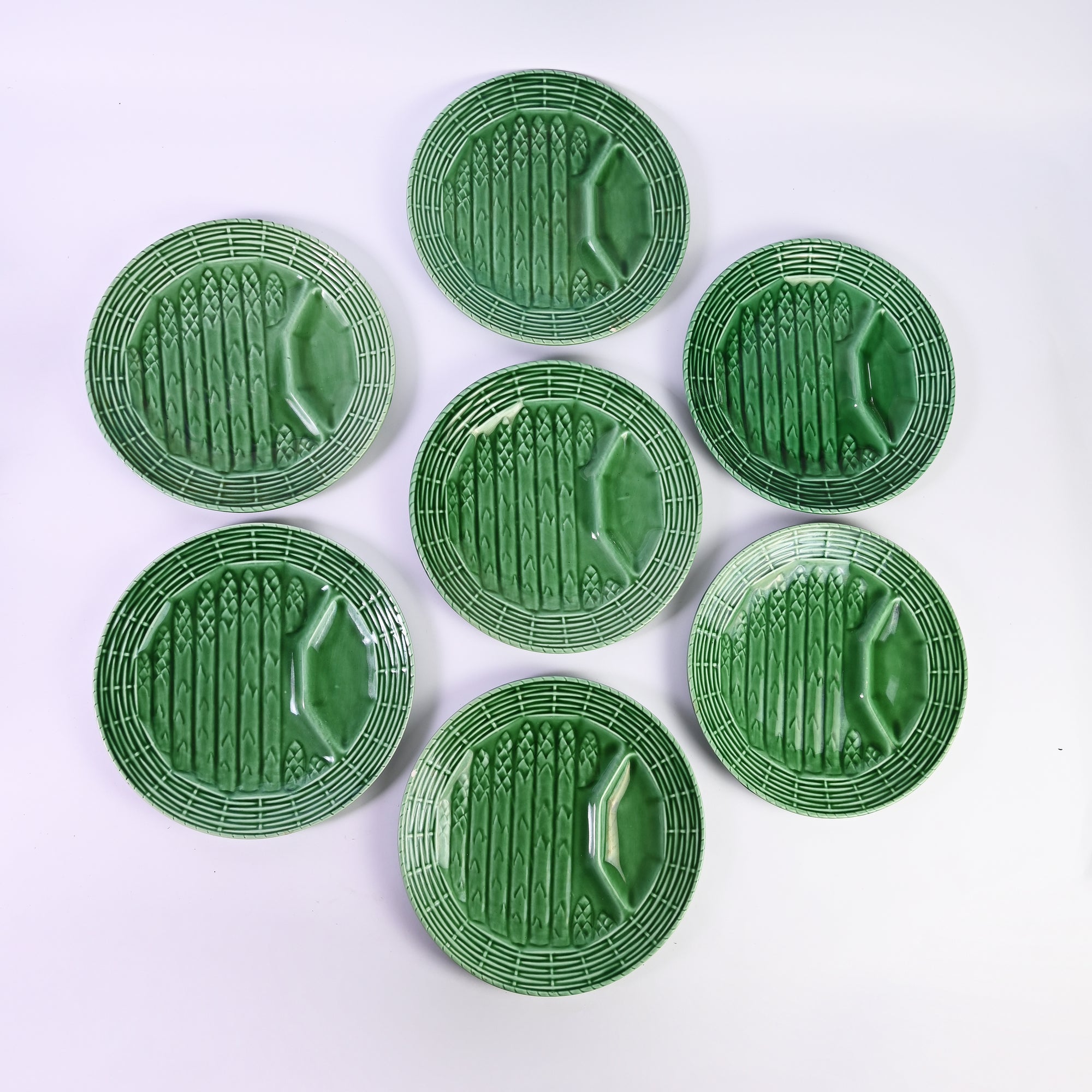 Asparagus Plates Set (7)