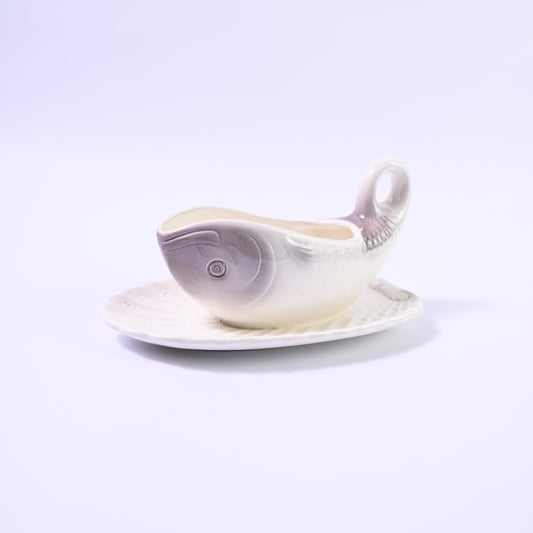 Grey Fish Boat Dish