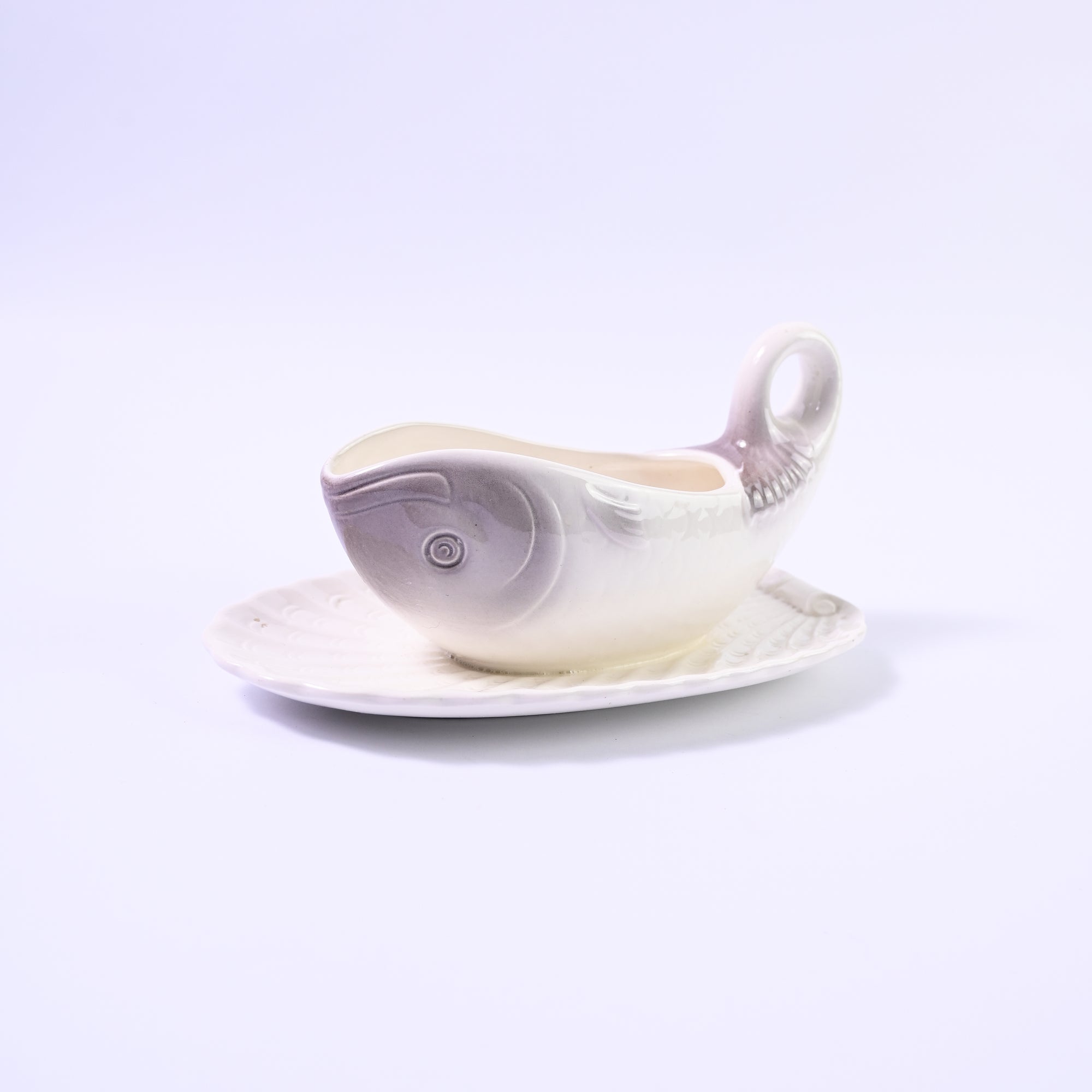 Grey Fish Boat Dish
