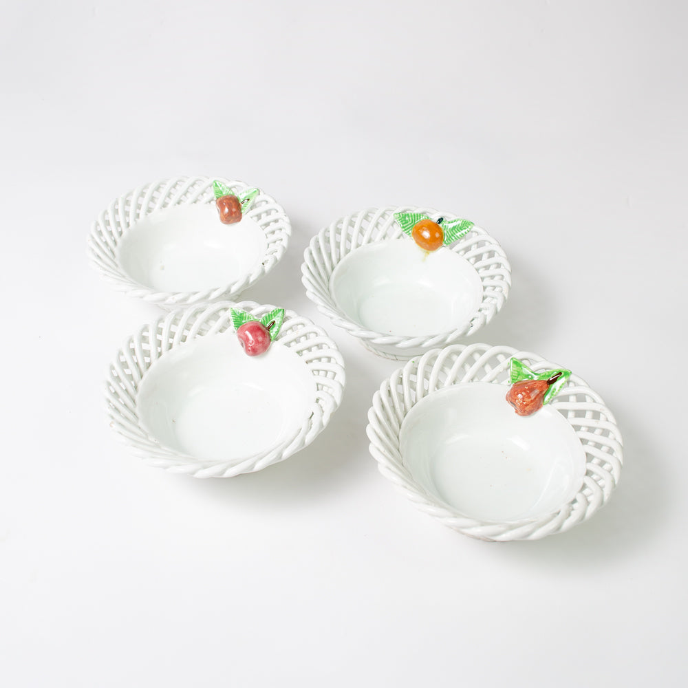 Spanish Lattice and Fruit Bowl and Plate Set