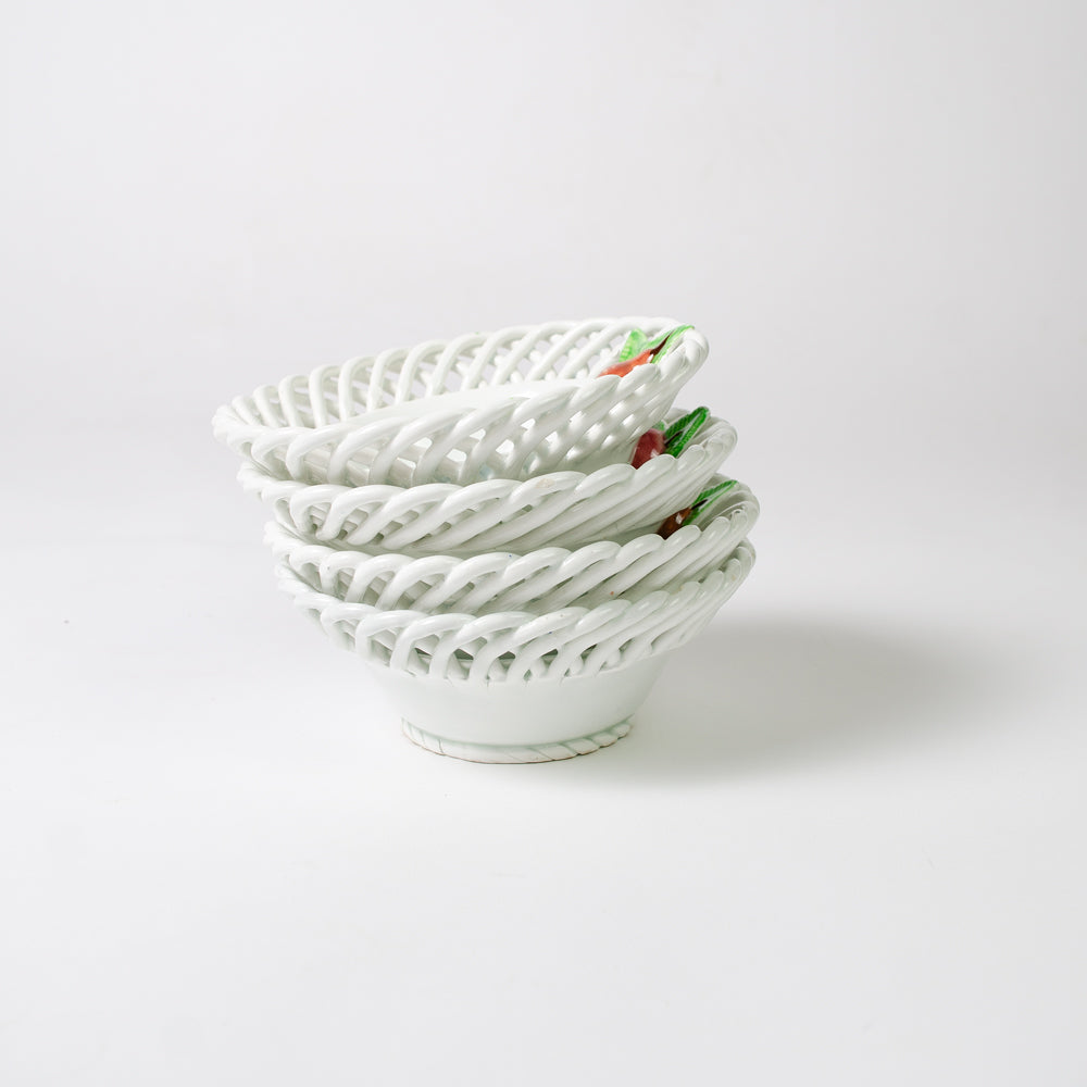 Spanish Lattice and Fruit Bowl and Plate Set