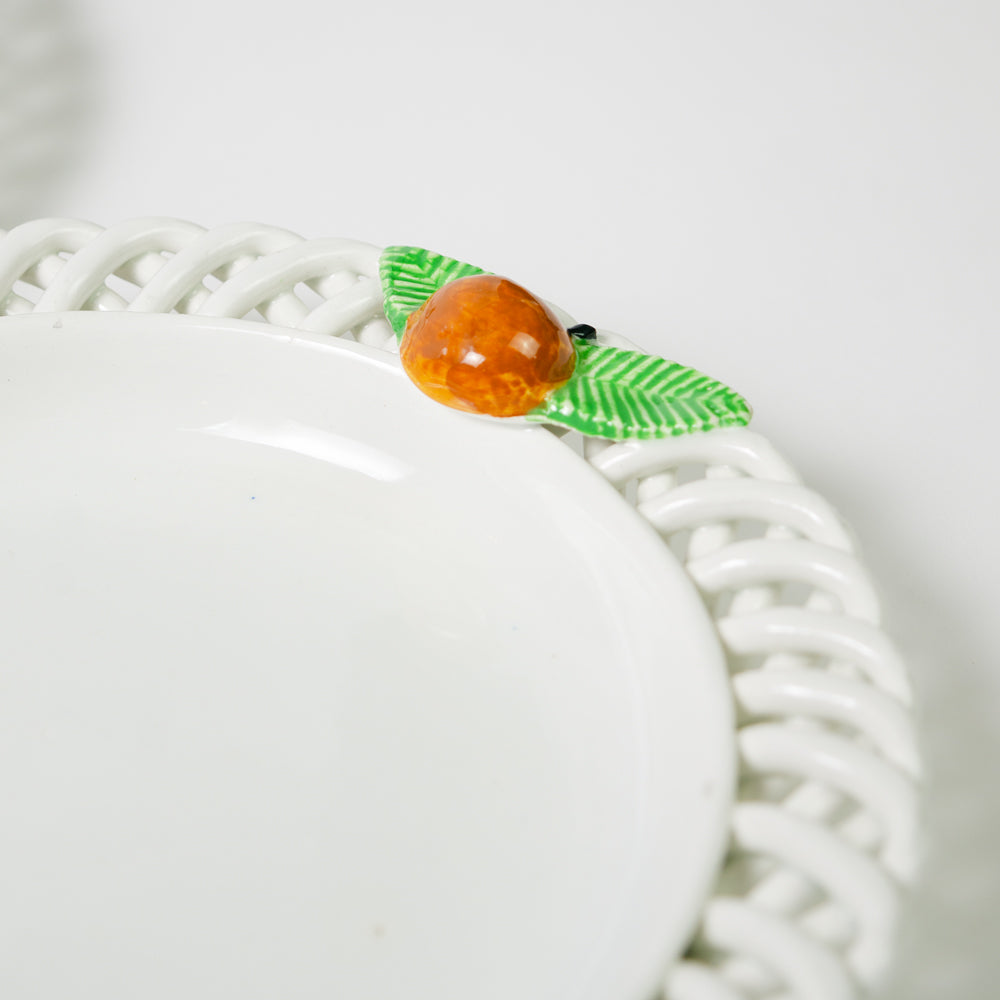 Spanish Lattice and Fruit Bowl and Plate Set