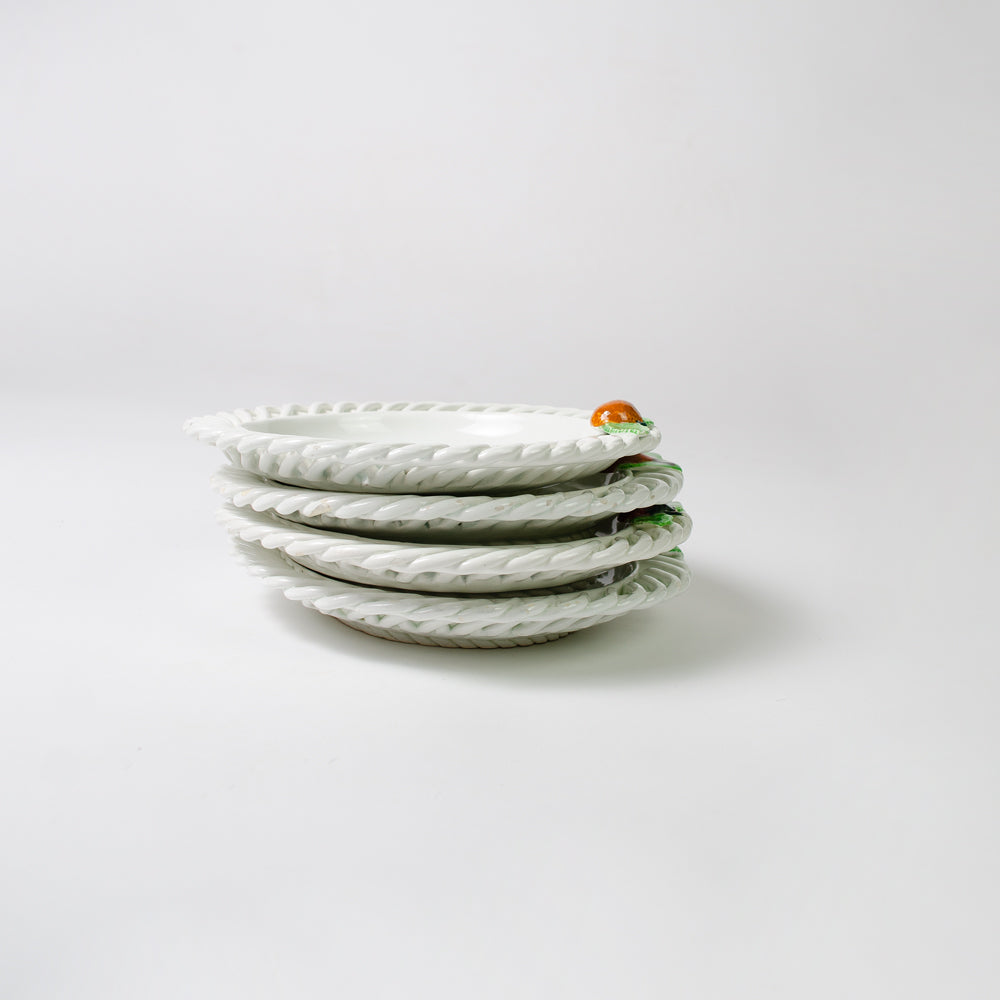 Spanish Lattice and Fruit Bowl and Plate Set