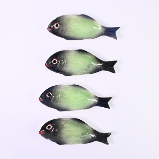 Green Fish Side Plate set