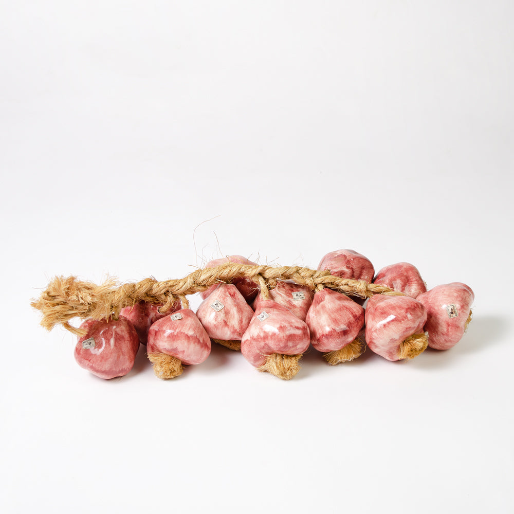 Stem of Ceramic French Garlic Bulbs