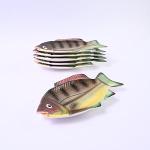 Handpainted Fish Dining Collection