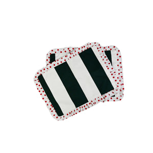 Frilled Festive Placemat Set